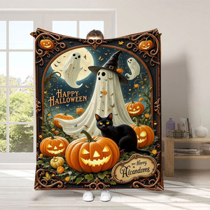 2026 Wholesale <strong>Halloween</strong> Day Love Heart Comfort Fleece <strong>Blanket</strong> Jesus Pattern Nap Sofa <strong>Blanket</strong> Carton <strong>Blanket</strong> - Product Image 1