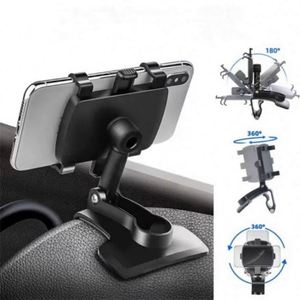 Accessoires pour camping-car, support universel pour téléphone portable de voiture, en plastique, simplicité moderne, multifonction, tableau de bord, rétroviseur - Product Image 2