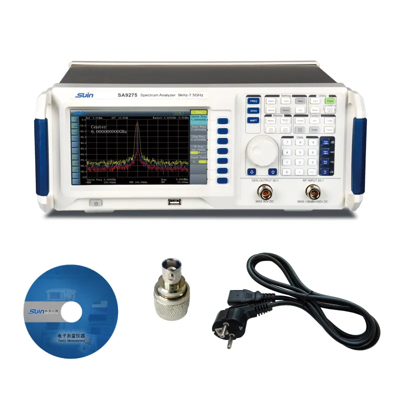 Analizador de espectro 9kHz ~ 7,5 GHz S9100/9200 -160dBm DANL analizador de espectro digital con Generador de seguimiento