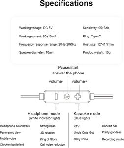 อินวา แอคทีฟ โนイズ แคนเซลลิ่ง IPX-4 หูฟังแบบมีสายกันน้ำในหู หูฟังเพลงอเนกประสงค์สำหรับคนดังทางอินเทอร์เน็ต - Product Image 5