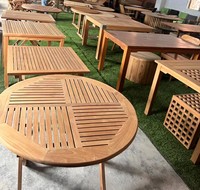 Lifepursue table basse d'extérieur en teck massif