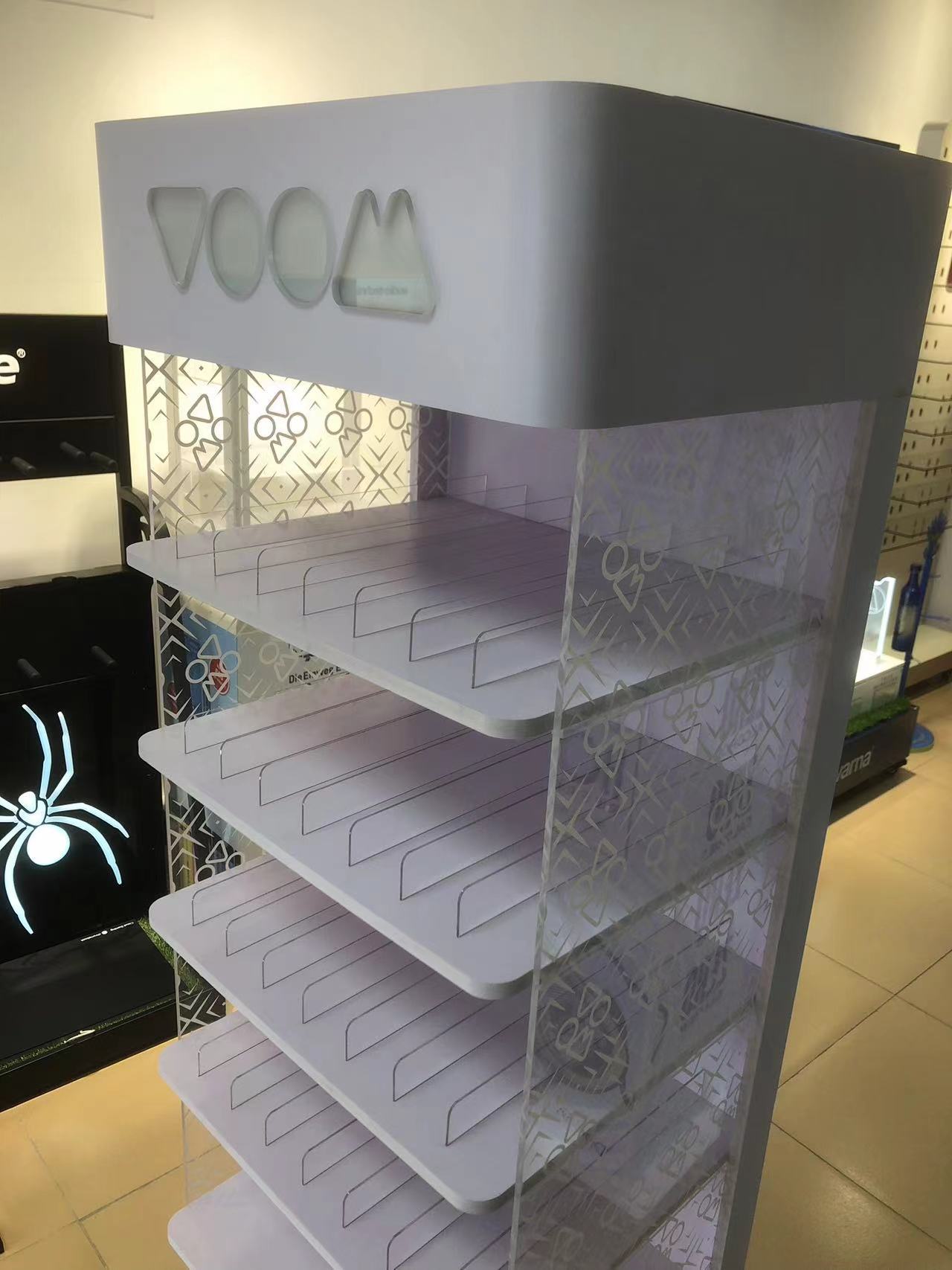 Lightup Cigarette Display Rack Smoking Shop Display Led Tobacco Display case Floor Stand for Retail Shop and Shopping Mall — view 6
