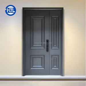 Chine Top Fabricant Design Moderne-Portes résidentielles en aluminium <span class=keywords><strong>Porte</strong></span> d'entrée de sécurité Garniture de <span class=keywords><strong>porte</strong></span> en métal - Product Image 4