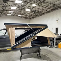Tente de toit triangulaire en alliage d'aluminium pour 2-3 personnes, en forme de Z, pour SUV, accessoire de camping extérieur, tente de toit pour pick-up