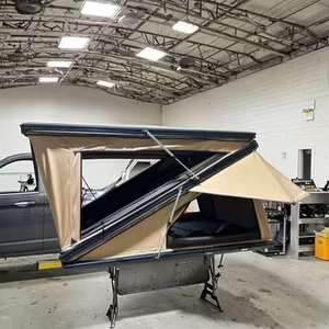 <span class=keywords><strong>Tente</strong></span> de voiture triangulaire en alliage d'aluminium <span class=keywords><strong>pour</strong></span> 2 à 3 personnes SUV en forme de Z, accessoire de camping extérieur à quatre coins <span class=keywords><strong>pour</strong></span> camionnette <span class=keywords><strong>pour</strong></span> PAO Tacoma - Product Image 6