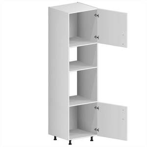 Matt White Módulo de Base de <span class=keywords><strong>Horno</strong></span> de <span class=keywords><strong>Microondas</strong></span> Alto, Tablero de Partículas de Aglomerado, Gabinete de <span class=keywords><strong>Cocina</strong></span>, Fregadero, Grifo, Bisagra <span class=keywords><strong>para</strong></span> Uso en <span class=keywords><strong>Horno</strong></span> <span class=keywords><strong>Microondas</strong></span> - Product Image 2