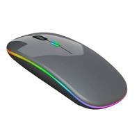 Ratón Inalámbrico Delgado para Oficina, Color Negro, Bluetooth, Ratón Inalámbrico, Mini Ratón para Portátil