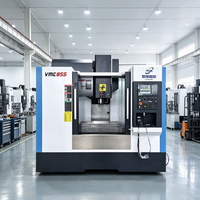 Centro de Mecanizado Vertical CNC VMC855 de 3 Ejes con Husillo BT40, Fresadora CNC para Moldes, Piezas de Automóviles, Herrajes y Metal de Precisión