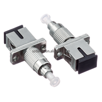 Adaptateur hybride fibre optique Damu FC mâle SC femelle UPC, connecteur convertisseur monomode à bride pour réseau télécom FTTH 1260-1650nm
