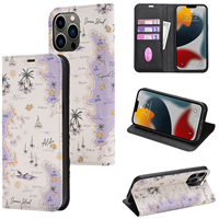 Impression personnalisée pour iPhone 15 14 13 Pro Max Étui de téléphone en cuir avec portefeuille pour étui à rabat magnétique Accessoires Portefeuille Carte de crédit