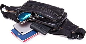 กระเป๋าหนังสำหรับนักขี่มอเตอร์ไซค์คาดเอวกระเป๋าคาดขาหนังแท้สำหรับผู้ชายกระเป๋าคาดเอวสำหรับใส่มอเตอร์ไซค์กลางแจ้ง - Product Image 3