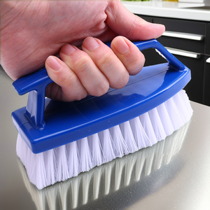 Sunshine Factory Direct brosse de nettoyage robuste support en plastique en forme de fer avec nylon Wirehaire PP pour frotter les vêtements de bébé - Product Image 5