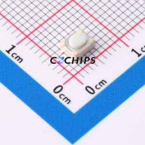 HX TS3425PA 250gf 098 Tactile Switch SMD Switch Single Pole Single Throw Oval Button 1.6N Vertical Mount - Product Image 1