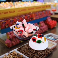 Chinese fabrikant Halal 5D Popping Eyeball Candy, aanpasbare fruit smaken, logo's, high-end bestseller, in fles.