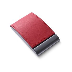 Tarjetero Personalizado de Cuero y Aluminio para Tarjetas de Presentación, para Hombre y Mujer - Product Image 3