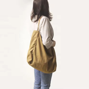 Manufacturer Wholesale Korean Style Plain Green <b>Large</b> Tote <b>Bag</b> Cotton <b>Canvas</b> Custom <b>Canvas</b> <b>Bags</b> - Product Image 6