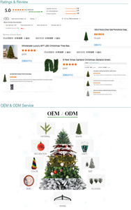 Albero di <span class=keywords><strong>Natale</strong></span> Artificiale di Qualità in PVC da 210cm dalla Fabbrica di Yiwu Ecologico Dimensioni Personalizzate da 30cm a 300cm Uso Domestico OEM ODM <span class=keywords><strong>Natale</strong></span> - Product Image 5