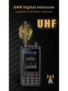 W6PRO-DMR-U ANYSECU Carte SIM Talkie-walkie PDMR Numérique Analogique UHF PoC Audroid RealPTT Zello Support Radio Portable L822 - Product Image 5