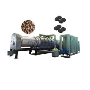 Petit four de carbonisation continu de poudre de charbon de bois de sciure de bois de génération de pyrolyse en bois - Product Image 1