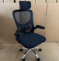 Chaises de bureau ergonomiques, entièrement en tissu maillé, inclinables, avec appui-tête réglable, pivotantes, modernes, bon marché