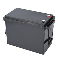 Boîtier de batterie au plomb-lithium 12V 180Ah à visser, étanche pour extérieur, pour stockage d'énergie, alimentation électrique, en plastique