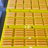Maßgefertigte Verschleißfeste Polyurethan-Kleinsiebplatten für Vibrationssiebe im Bergbau PU-Entwässerungssiebplatte OEM Geringe Mindestbestellmenge
