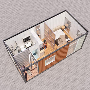 Casas prefabricadas portátiles de una sola habitación casas prefabricadas panel sándwich listo para usar 3,5*7,2 M casa contenedor de envío para la venta - Product Image 5