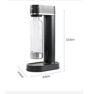 Personalizzabile 60L produttore di Soda per uso domestico all'aperto RV manuale alimentato a Gas macchina ad <span class=keywords><strong>acqua</strong></span> <span class=keywords><strong>frizzante</strong></span> in alluminio CO2 cilindro Desktop - Product Image 1
