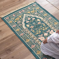 Ramadan usine musulman islamique avec sac Portable poids léger voyage coran tapis de prière épais voyage poche poche