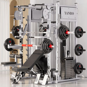 Équipement de musculation multifonctionnel pour la maison : Machine à squats, Smith Machine, Crossover à câbles pour la musculation et l'entraînement sportif Joo9f - Product Image 2