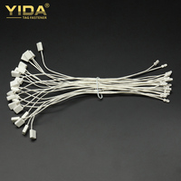 Cordon en plastique pour étiquettes volantes, attache de scellage la moins chère pour étiquettes, accessoires vestimentaires, corde en papier et coton