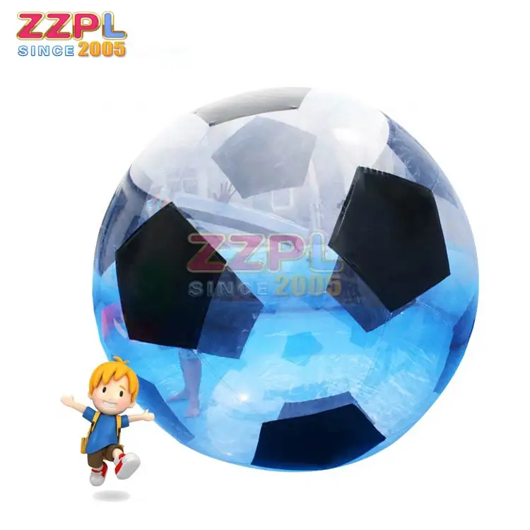 Zzpl bola de água inflável para futebol, bola de água/água inflável personalizada de pvc/tpu para caminhada à venda