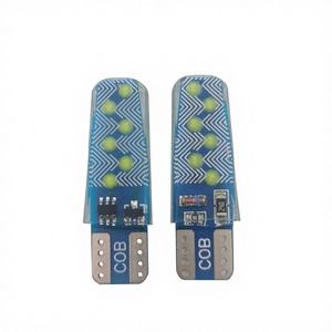 Nouvelle lumière de positionnement 2W LED COB en silicone pour modification de voiture et moto, lumière de lecture T10 12SMD, feu de position clignotant - Product Image 1