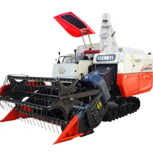 Kubota type rice and wheat combine harvester