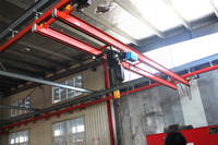 Système de grue de pont léger autoportant de 1000 kg 2 tonnes avec la grue flexible de poste de travail de composant de noyau de moteur de monorail de faisceau