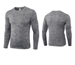 Camiseta Deportiva de Manga Corta para Hombre, de Alta Calidad, Corte Regular, Color Sólido, Elástica, Transpirable y de Secado Rápido - Product Image 6