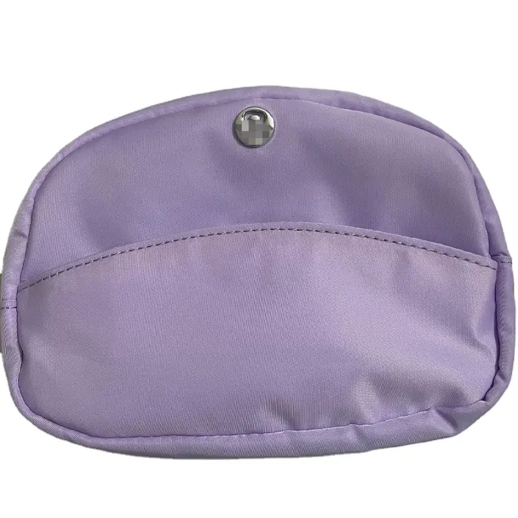 Lulu nylon marsupio cosmetico trucco da viaggio logo personalizzato all'ingrosso piccolo go getter pouch mini lulu make up bag