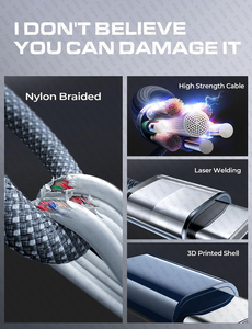 Cable de Carga para iPhone 17, 240W, USB C a USB C, Cable <span class=keywords><strong>Tipo</strong></span> C, Carga Rápida, Cable USBC para iPhone 17, 16, 15, 13 Pro Max - Product Image 3