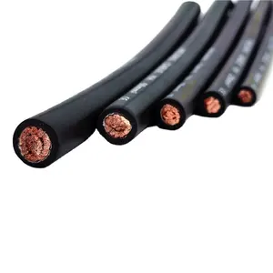 High quality 2/0 flexible copper electric power welding cable for welding machine
