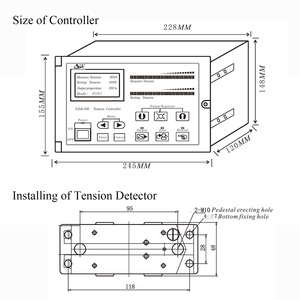 SHENGDA SD-B Căng Thẳng Điều Khiển Từ Bột Phanh Ly Hợp Điều Khiển 600N/1000N Tự Động Căng Thẳng Điều Khiển - Product Image 4