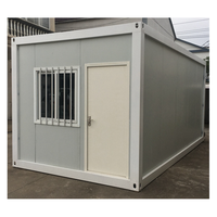 Maison conteneur préfabriquée détachable de 20 pieds, kit de maisonnette, cabane de jardin