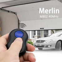 Télécommande de remplacement pour ouvre-porte de garage, 40 MHz, 2 boutons, 10 commutateurs DIP