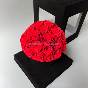 <span class=keywords><strong>Rosa</strong></span> Eterna, Regalo Floral, <span class=keywords><strong>Rosa</strong></span> <span class=keywords><strong>Roja</strong></span> Seca Real, Caja de Flores Eternas con Rosas Naturales Estabilizadas para Aniversario - Product Image 4