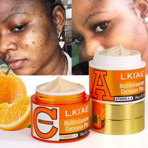 Crème de Jour en Gros Vitamine C&A Éclaircissante Avancée Anti-Âge <span class=keywords><strong>Orange</strong></span> 50g*2 Crème de Nuit Blanchissante pour les <span class=keywords><strong>Taches</strong></span> Brunes <span class=keywords><strong>sur</strong></span> le Visage - Product Image 2