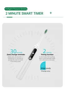 High Quality Individual Wrapped Professional Sonic Smart Touch Screen Electric Toothbrush