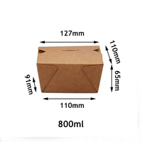 Boîte à hamburger aseptique en papier sulfurisé de qualité alimentaire, personnalisable, à prix d'usine, avec poignée, pour l'emballage de chewing-gum et de sushis