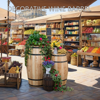 Seau à glace en bois naturel au design moderne, 70 cm de hauteur, en chêne, fait main, durable, portable, facile à nettoyer, accessoires de photographie de mariage, bar, fête