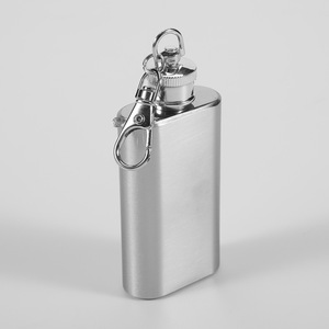 Balão de vinho de aço inoxidável com chaveiro, <span class=keywords><strong>2oz</strong></span>, álcool ao ar livre - Product Image 4