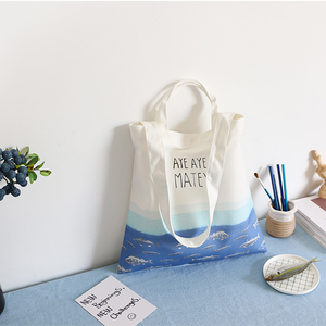 Sac en toile de coton pliable multi-tailles à motif lettres pour la <span class=keywords><strong>peinture</strong></span> DIY et la promotion (vente en gros) - Product Image 1