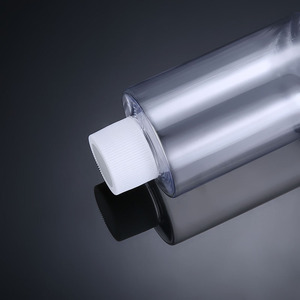 Transparent <b>Plastic</b> Bottle 120Ml Flat Shoulder Screw <b>Cap</b> Cosmetic Bottles Food Grade PET Material - Product Image 3